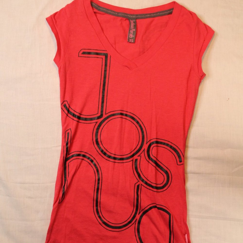 Joshua petrets shirt short sleeve xs pink vneck